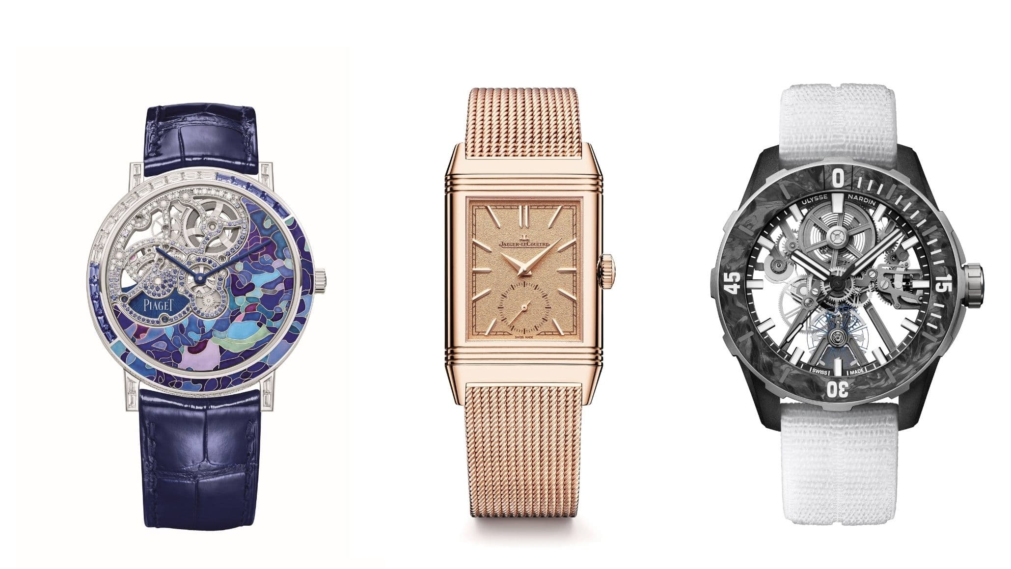 JAEGER-LeCOULTRE ; ULYSSE NARDIN ; PIAGET 