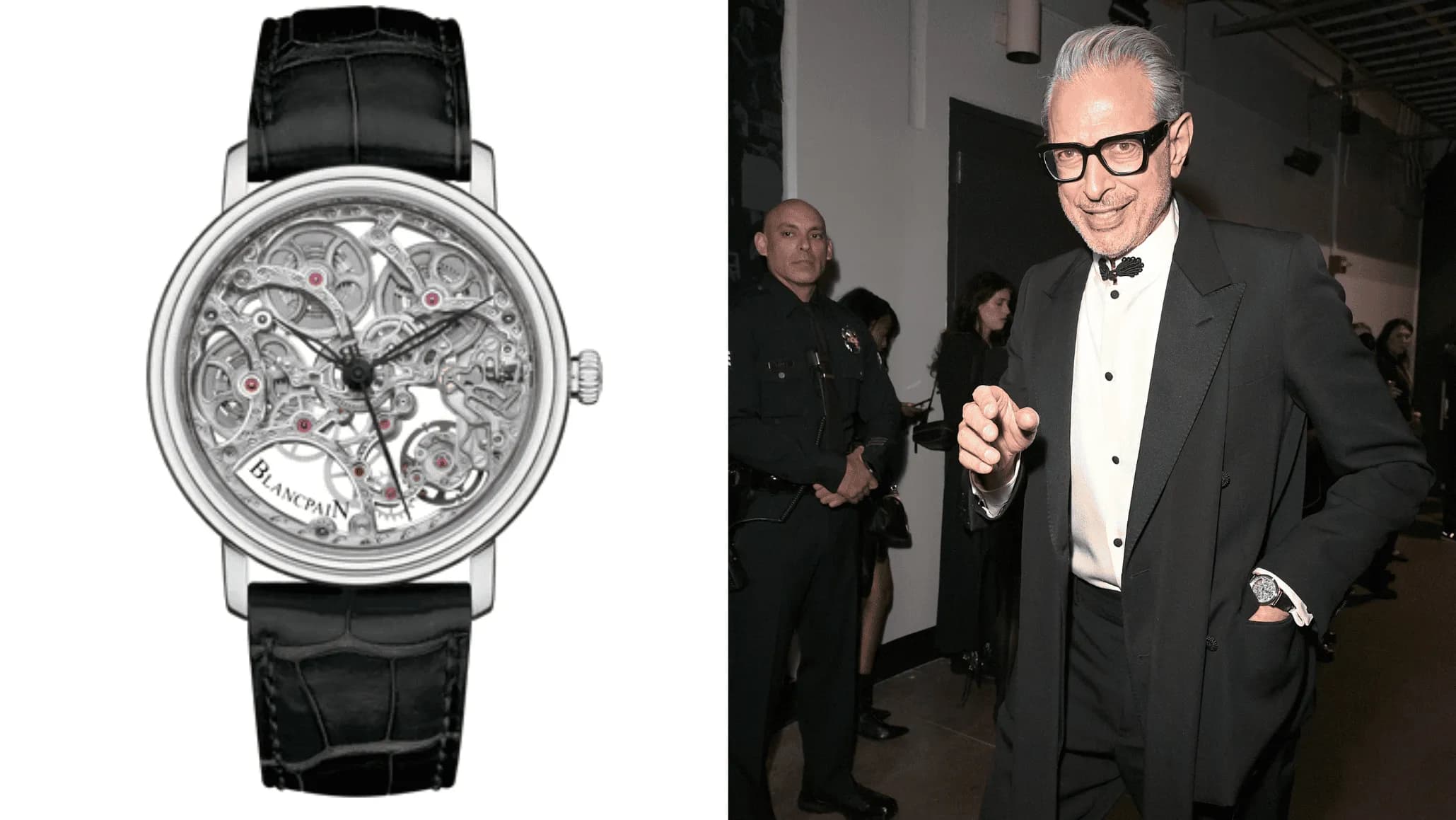 Jeff Goldblum - Blancpain Villeret Squelette 8 Jours