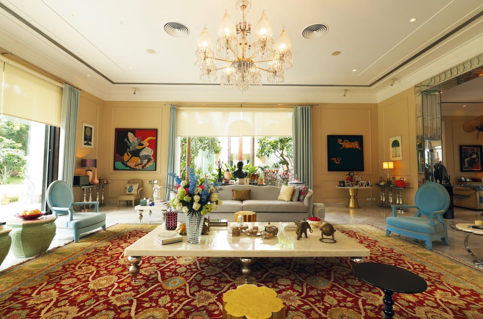 Raseel Gujral Ansal and Navin Ansal's Palatial Home