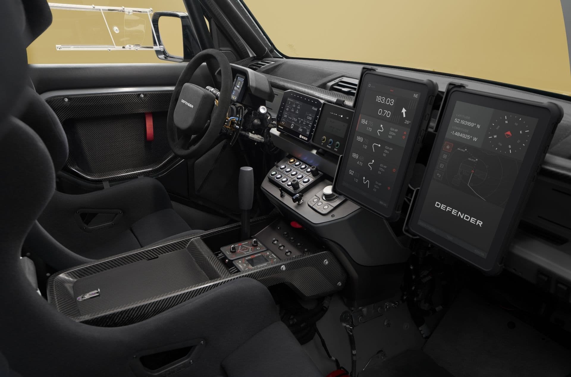 Defender Dakar D7X-R Interior