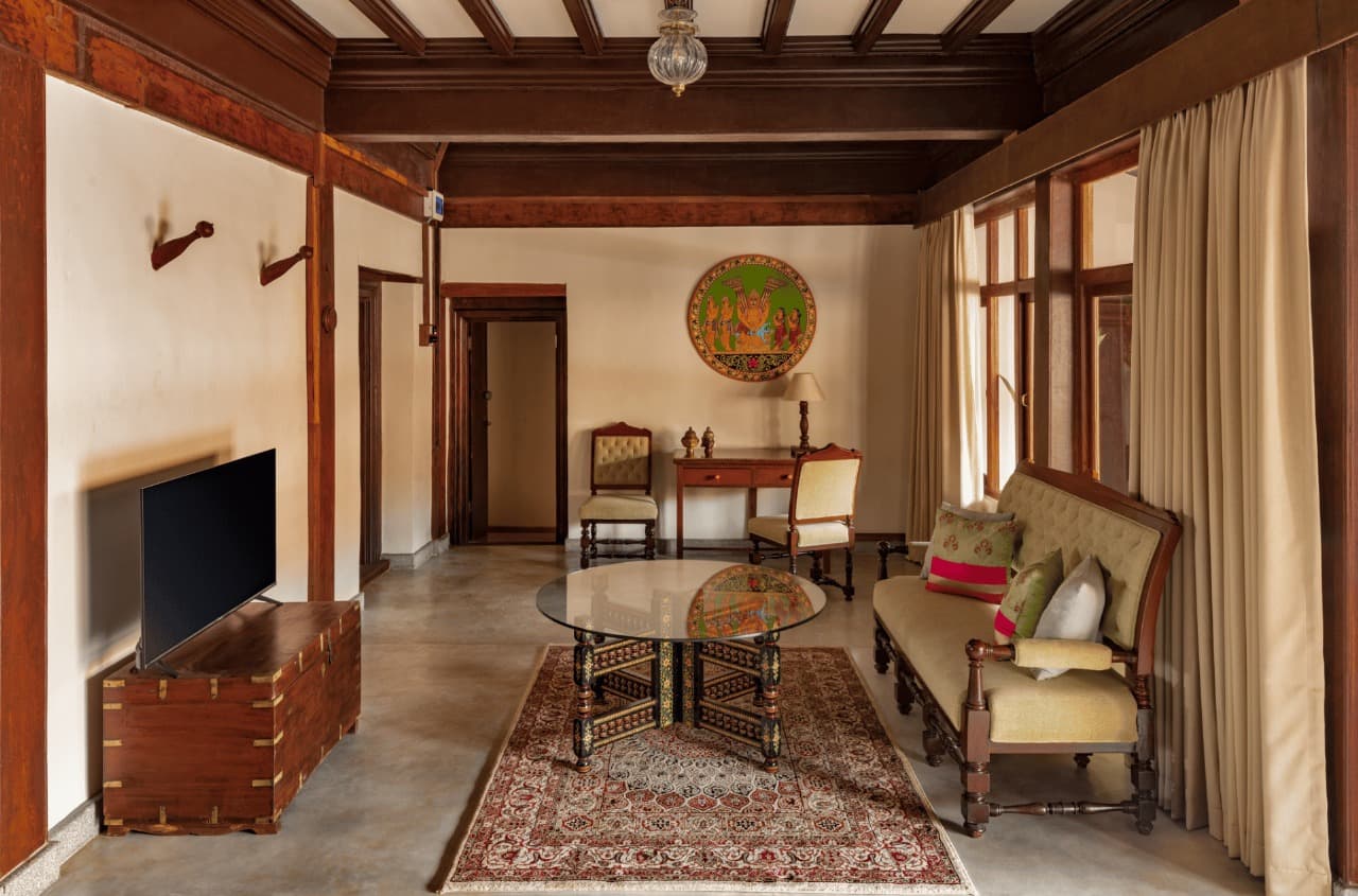 room at Sawantwadi Art Boutique Palace Hotel