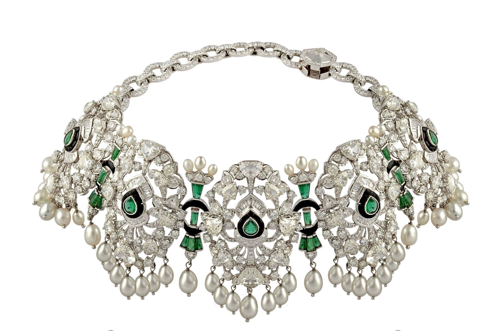 Necklace by Birdhichand Ghanshyamdas Jewellers, courtesy The Natural Diamond Council