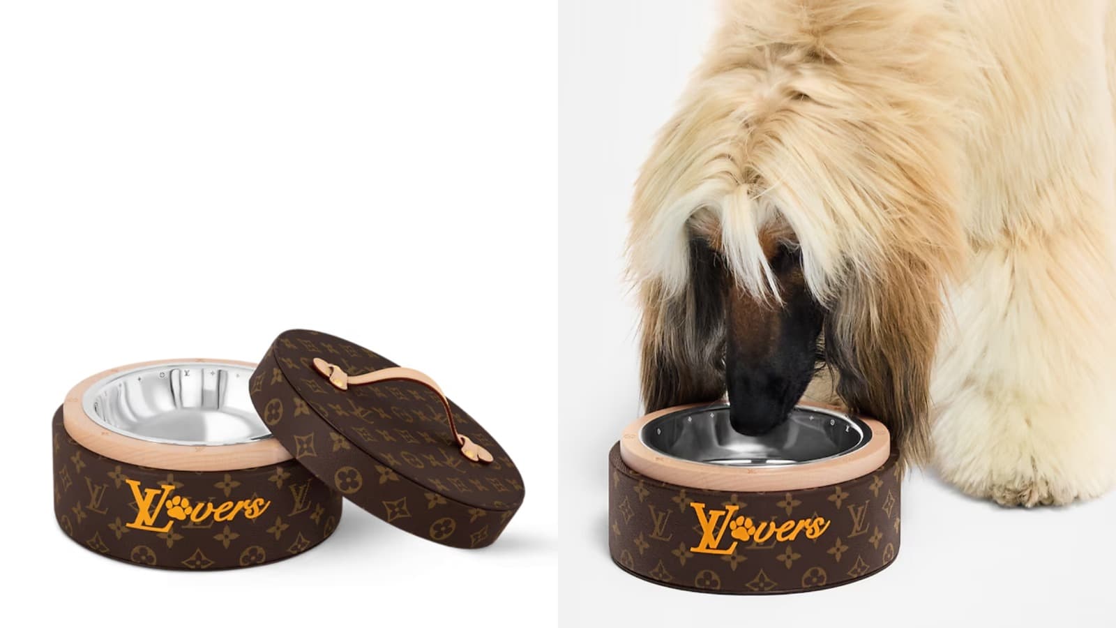 Louis Vuitton Dog Bowl