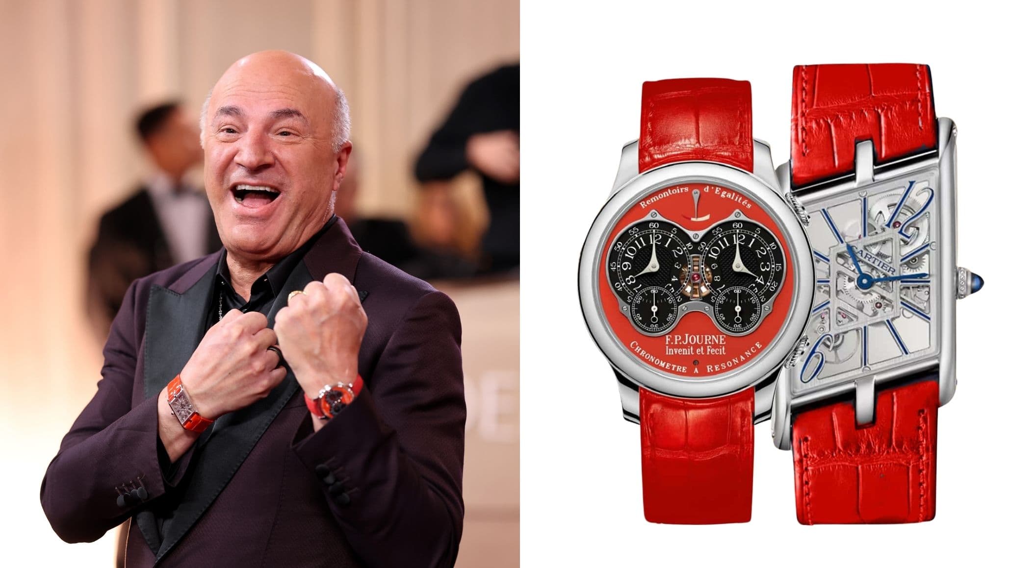 Kevin O’Leary: Cartier Asymetrique and F.P. Journe Chronomètre à Résonance