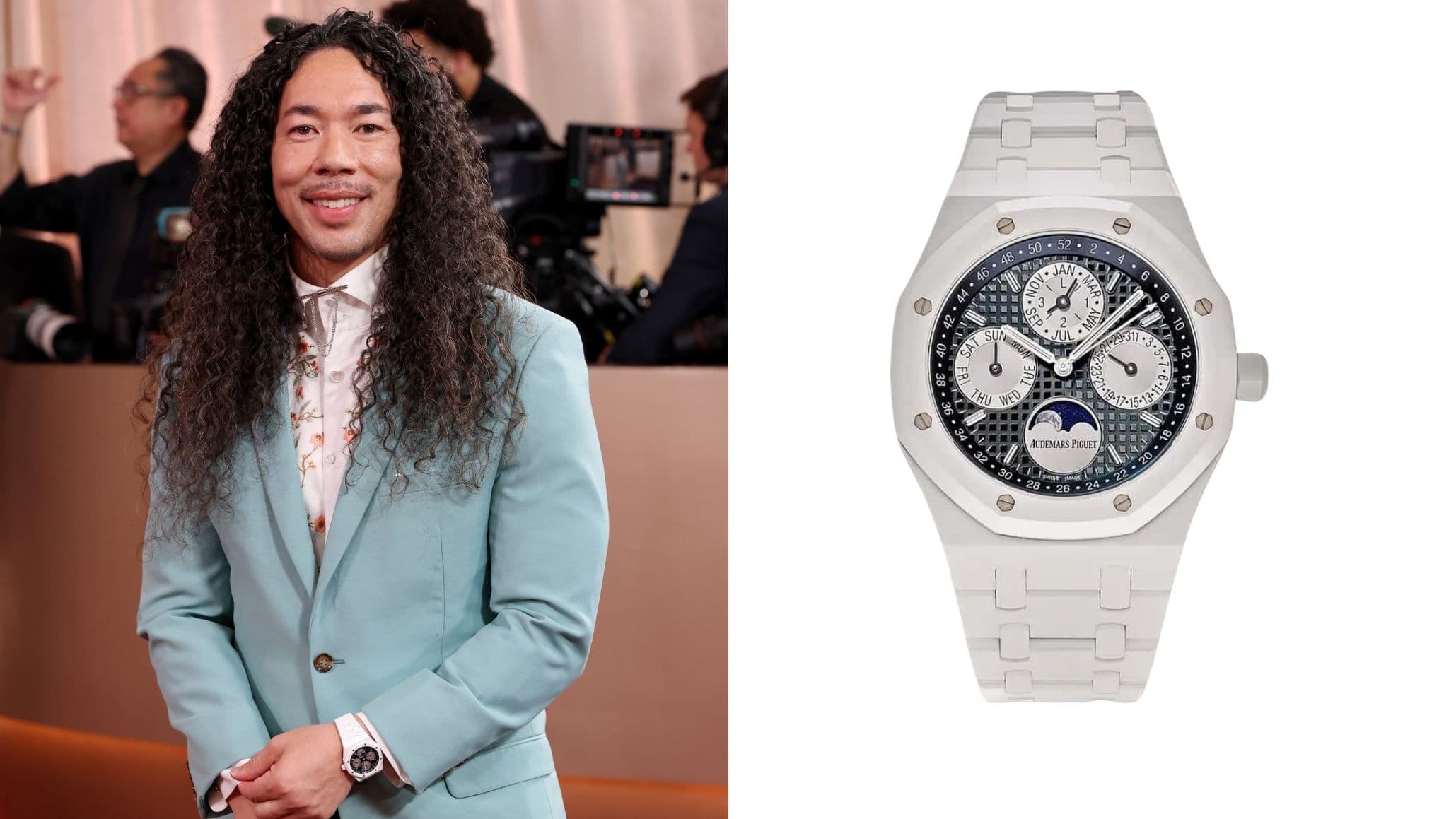 Cole Walliser: Audemars Piguet Royal Oak Perpetual Calendar White Ceramic