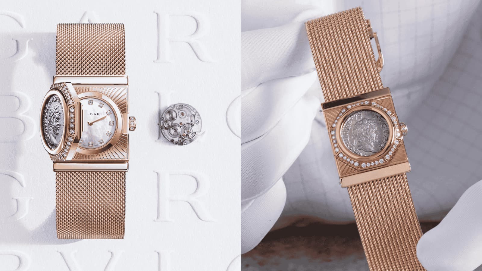 Bvlgari Maglia Milanese Monete Secret Watch