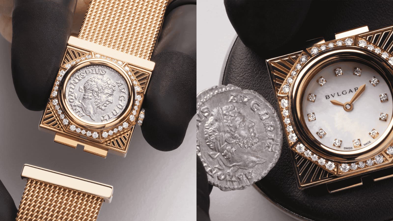Bvlgari Maglia Milanese Monete Secret Watch